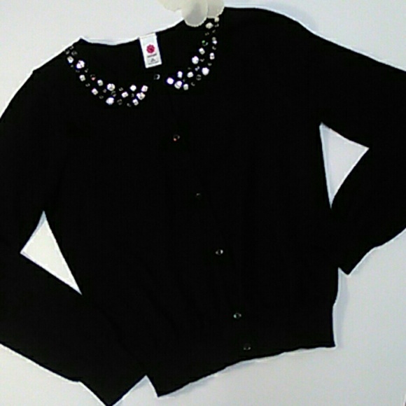 total girl Sweaters - Black cardigan sweater / total girl/ women's small